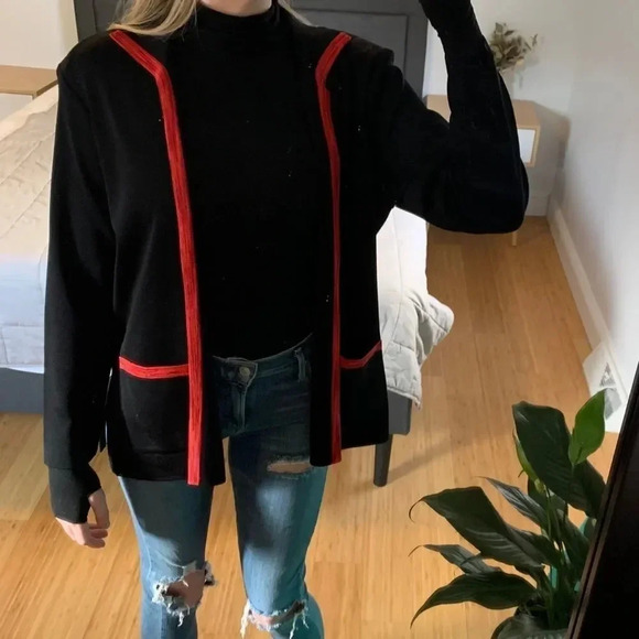 Exclusively Misook Open Front Cardigan Topper - Picture 1 of 7